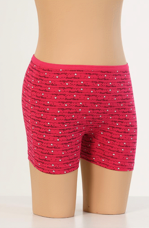 Dondeza Desenli Kız Çocuk Boxer 6'lı