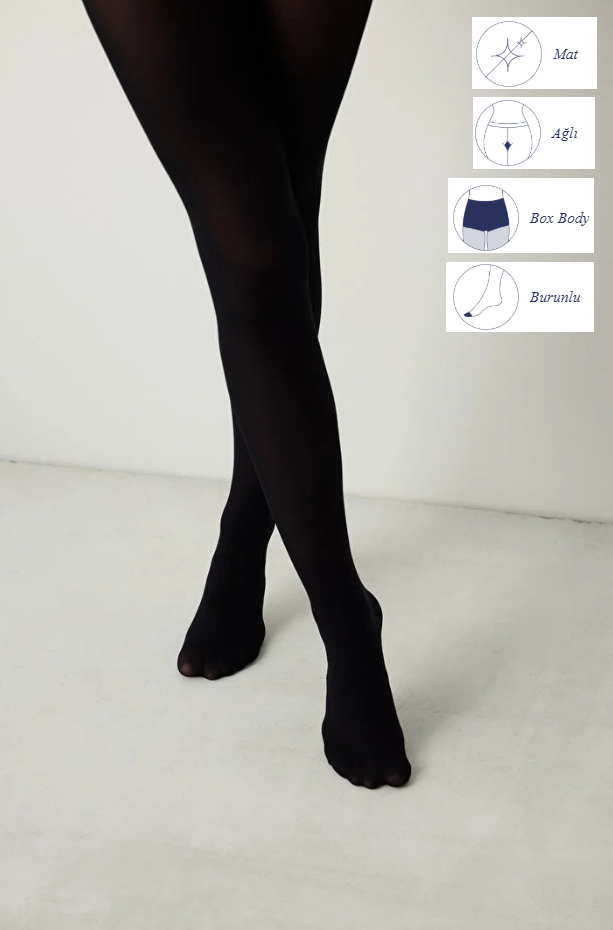 Penti Mikro 40 Külotlu Çorap / Siyah (500)