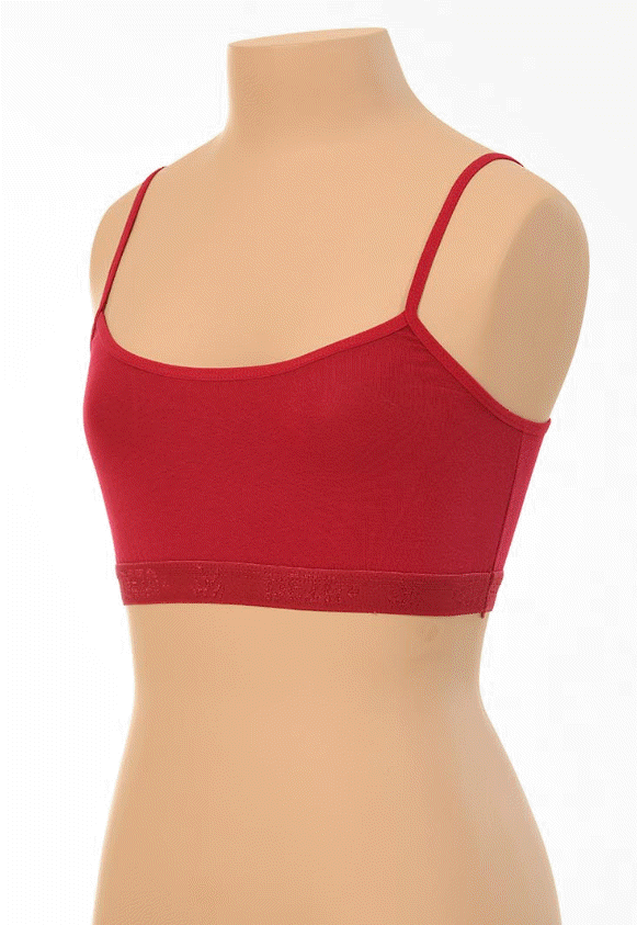 Dondeza Düz İp Askılı Kız Çocuk Büstiyer 6'lı