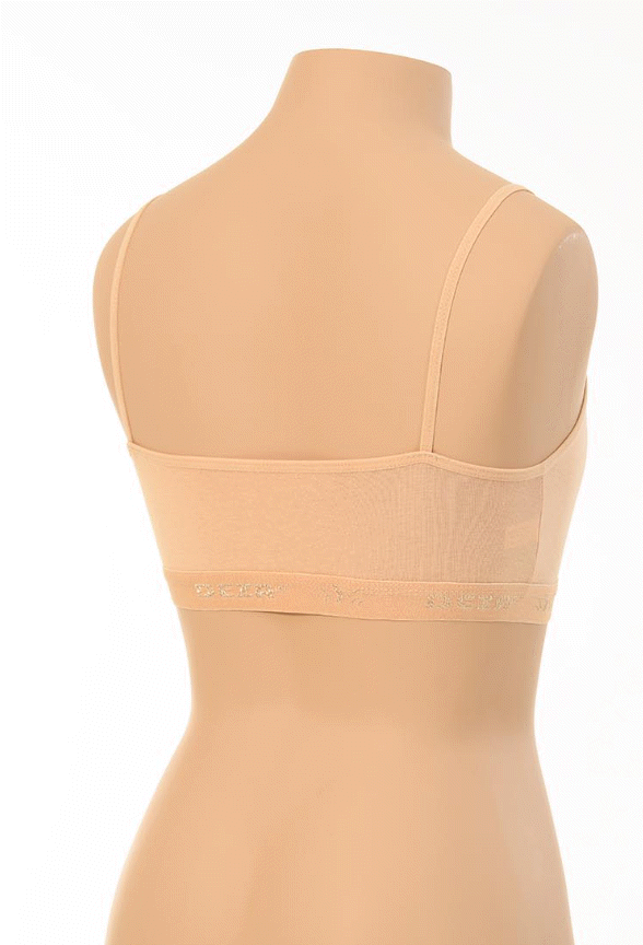 Dondeza Düz İp Askılı Kız Çocuk Büstiyer 12'li