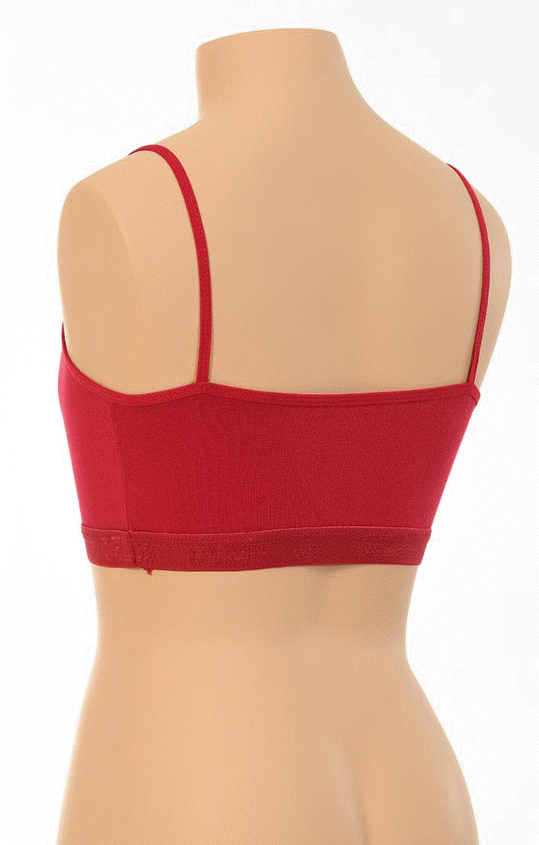 Dondeza Düz İp Askılı Kız Çocuk Büstiyer 12'li