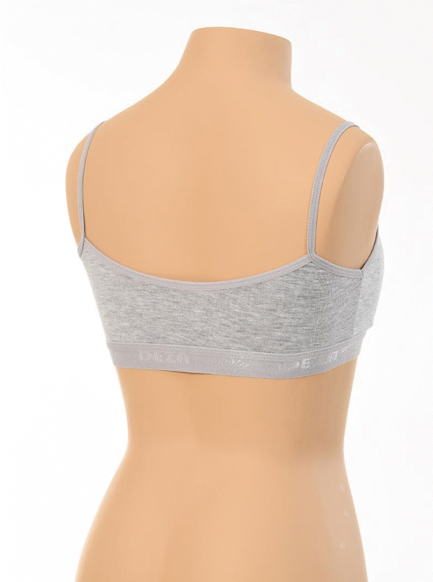 Dondeza Düz İp Askı Petli Kız Çocuk Büstiyer 6'lı