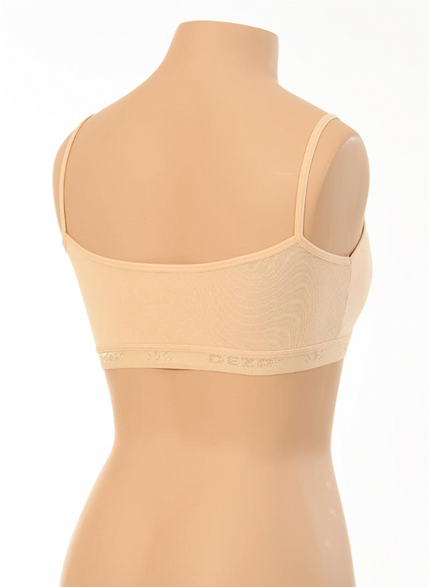 Dondeza Düz İp Askı Petli Kız Çocuk Büstiyer 6'lı