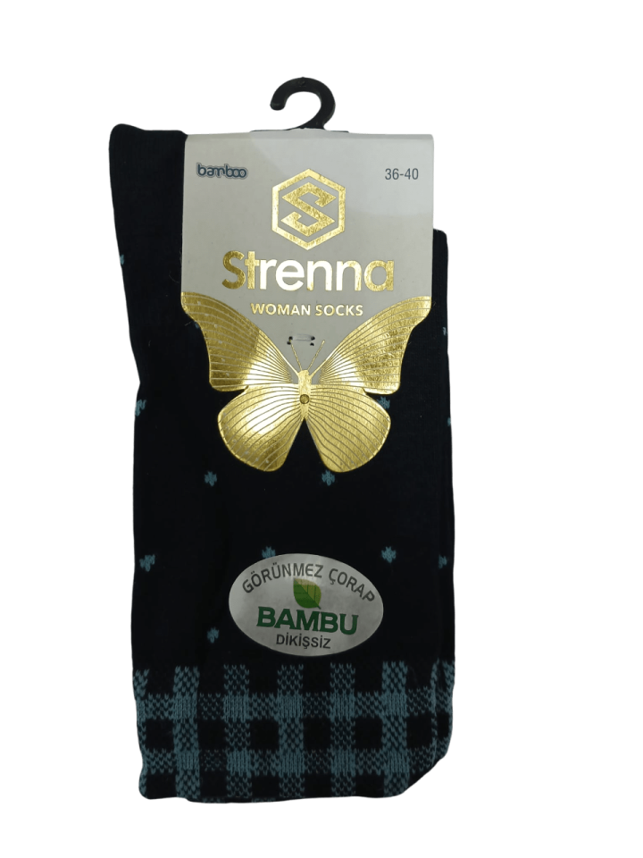 Strenna Bayan Bambu Çorap 12'li