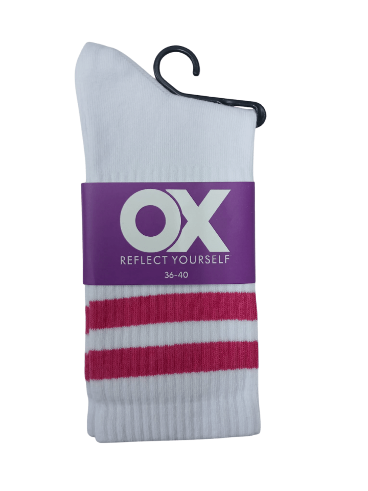 OX Bayan Likralı Kolej Çorap 12'li