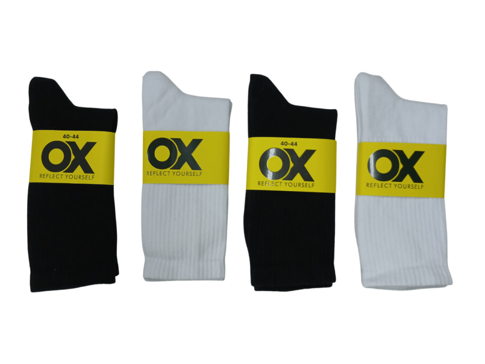 OX Erkek Likralı Kolej Çorap 12'li