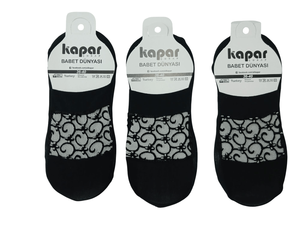 Kapar Bayan İran Babet Tül Çorap 12'li