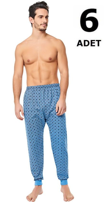 Seher Erkek İki İplik Alt Pijama 6'lı