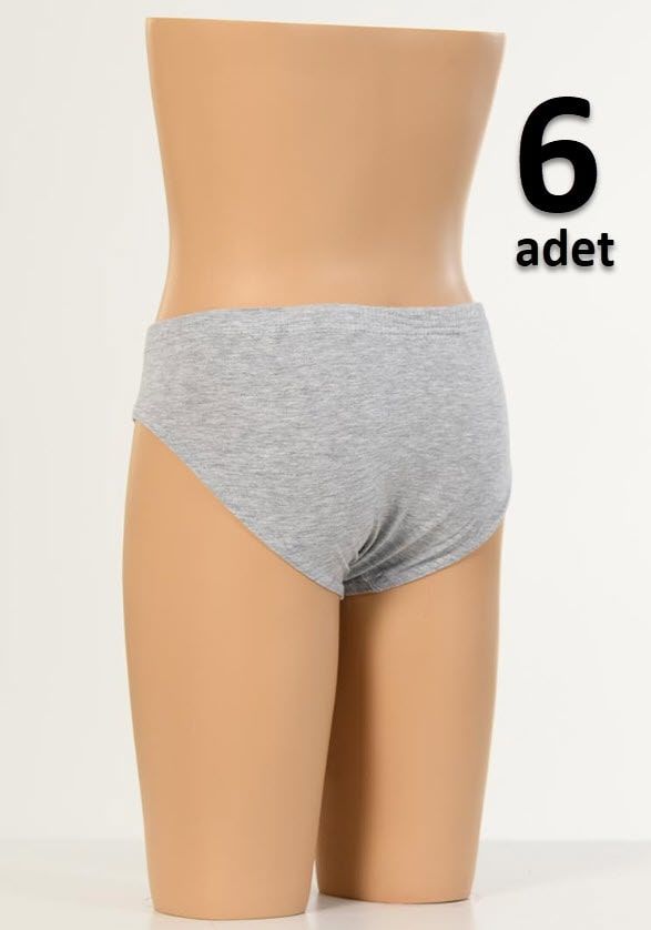 Dondeza Baskılı Erkek Çocuk Slip 6'lı