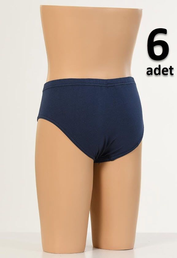 Dondeza Baskılı Erkek Çocuk Slip 6'lı
