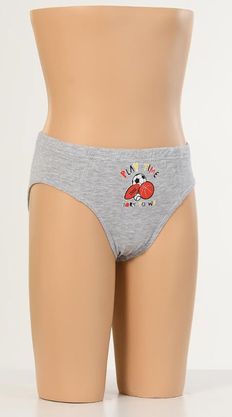 Dondeza Baskılı Erkek Çocuk Slip 12'li