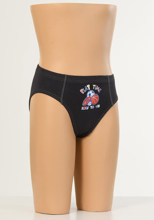 Dondeza Baskılı Erkek Çocuk Slip 12'li