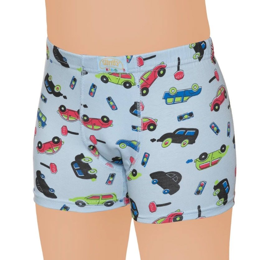 Gümüş Erkek Çocuk Likralı Empirme Boxer 3089