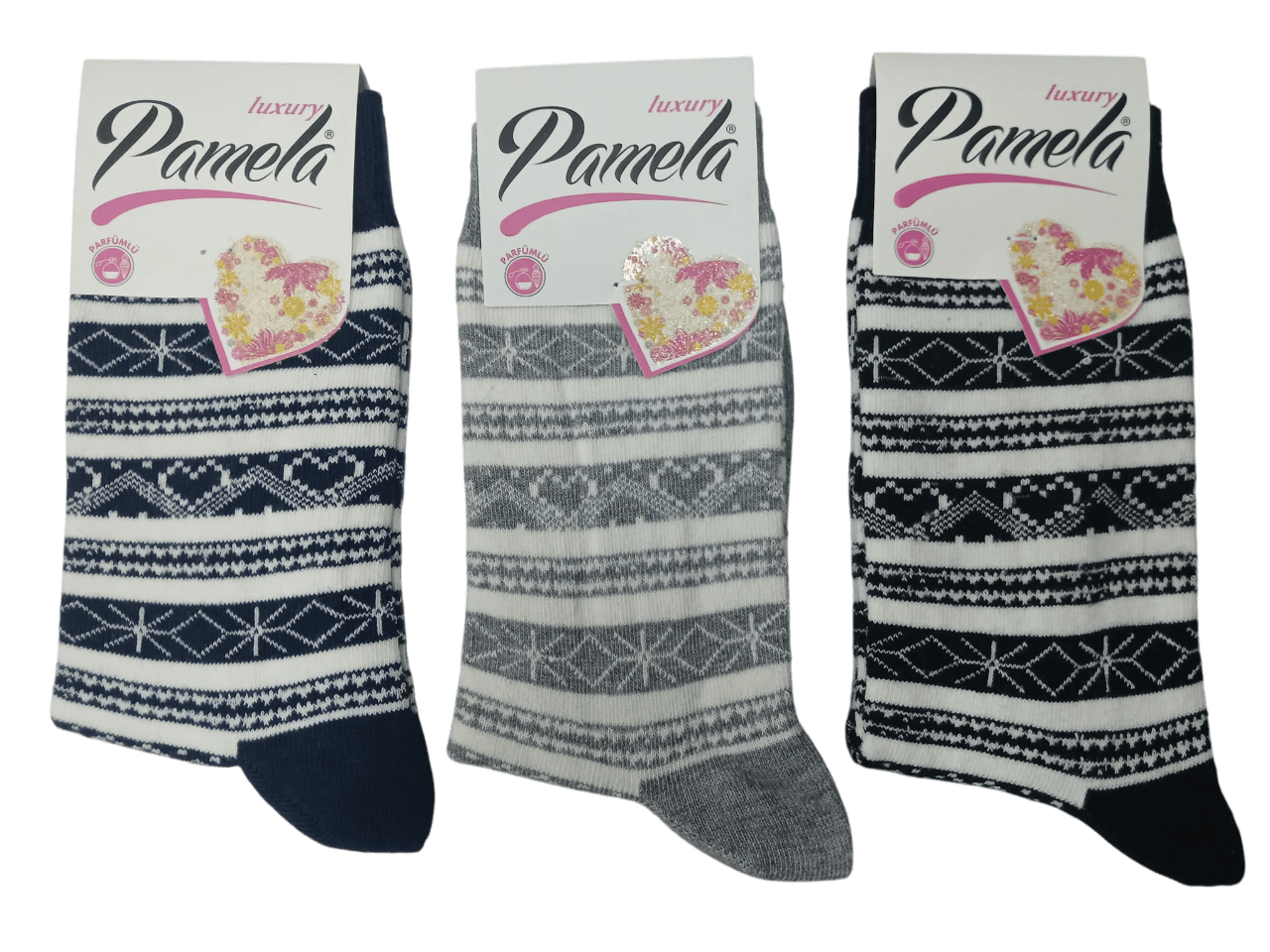 Pamela Bayan Parfümlü Soket Çorap 12'li