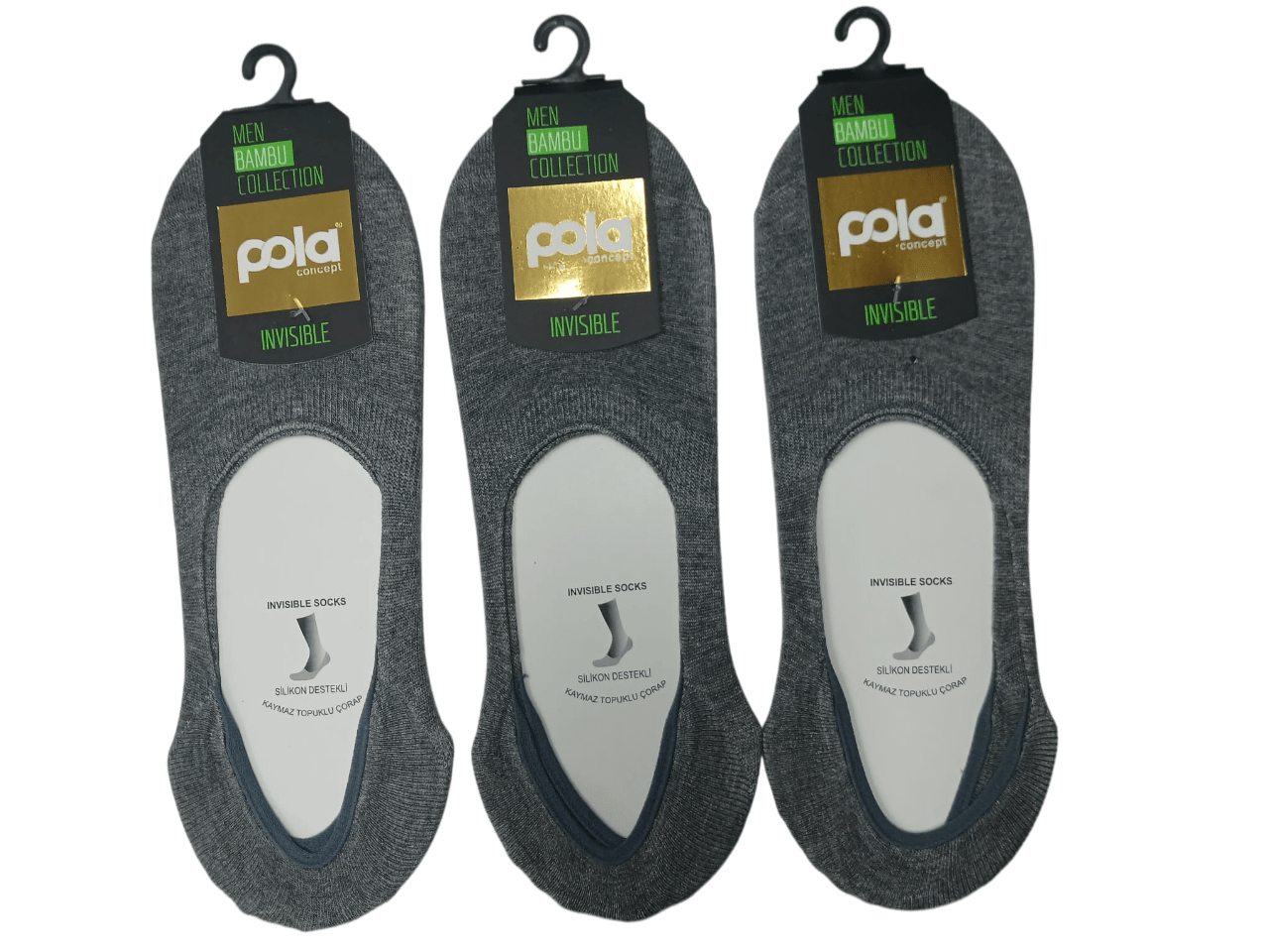 Pola Erkek Bambu Babet Çorap 12'li