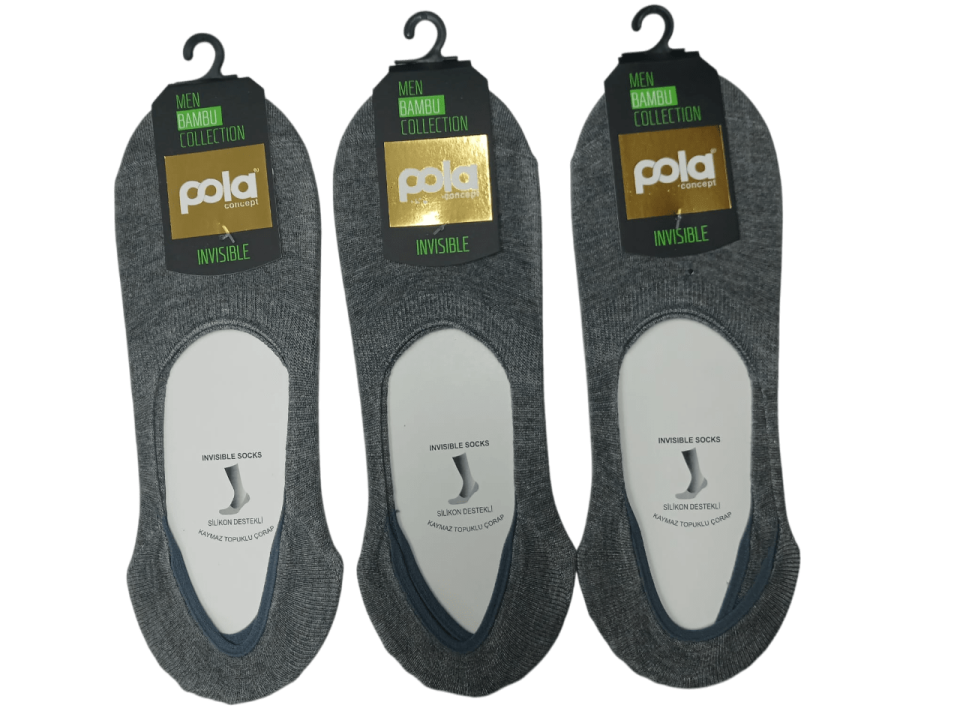 Pola Erkek Bambu Babet Çorap 12'li
