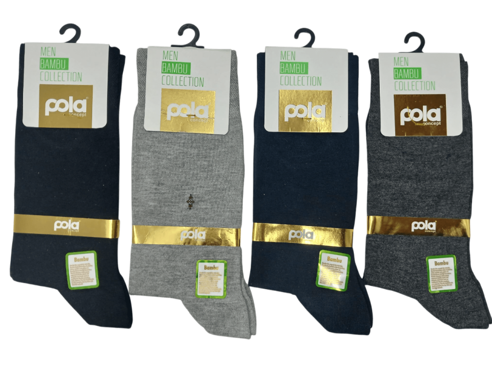 Pola Bambu Yazlık Erkek Çorap 12'li