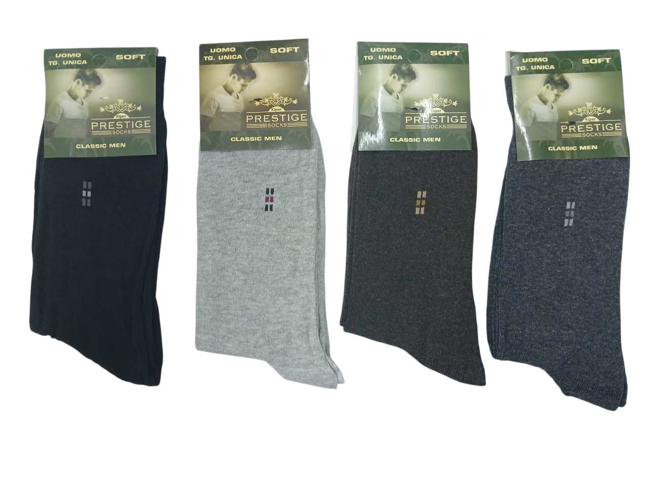 Prestij Erkek Likralı Çorap 12'li
