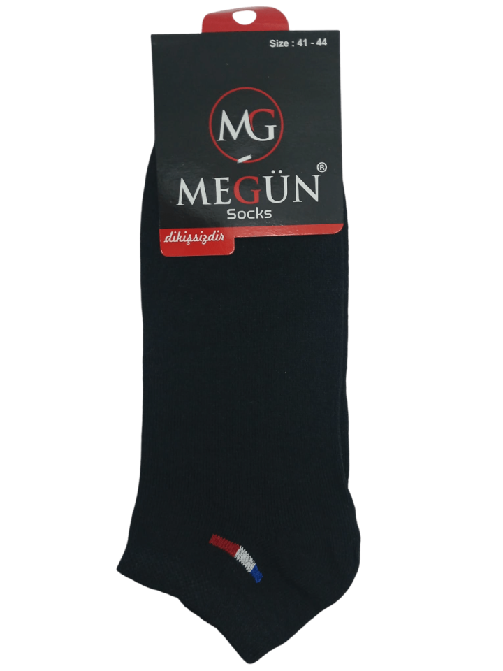 Megün Erkek Likralı Dikişsiz Patik 12'li