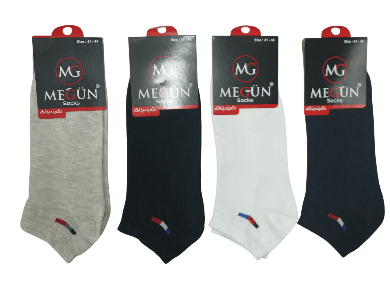 Megün Erkek Likralı Dikişsiz Patik 12'li