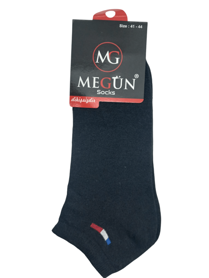 Megün Erkek Likralı Dikişsiz Patik 12'li