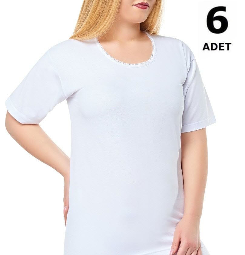 Seher Kadın Kollu Kaşkorse Atlet 6'lı