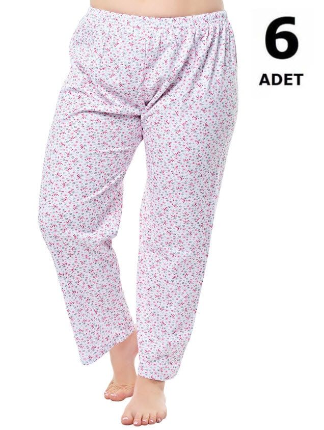 Seher Kadın Tekli İki İplik Pijama 6'lı