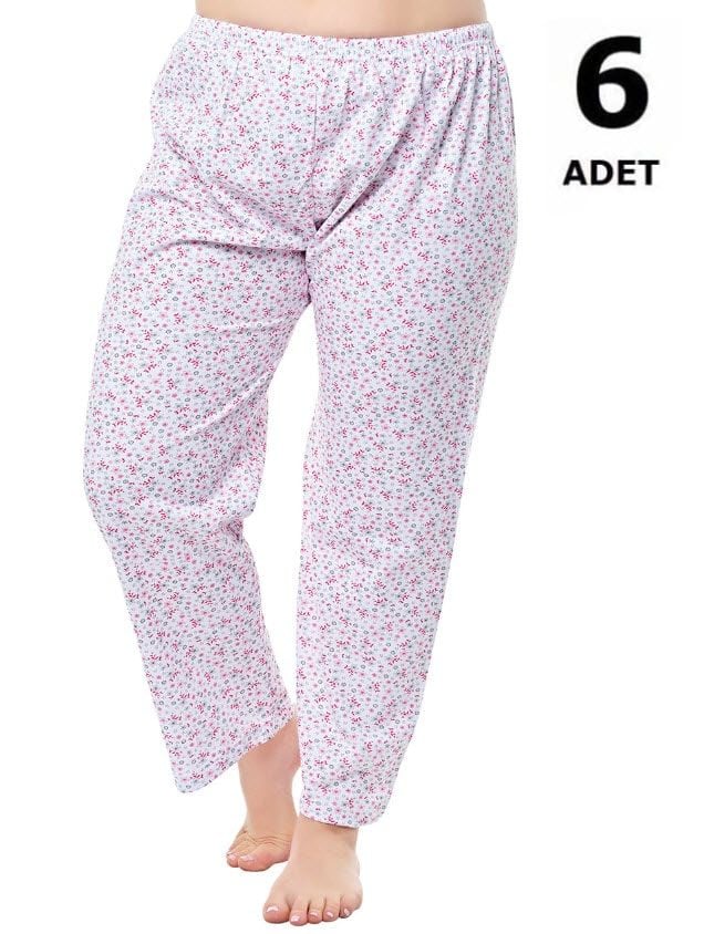 Seher Kadın Tekli İki İplik Pijama 6'lı