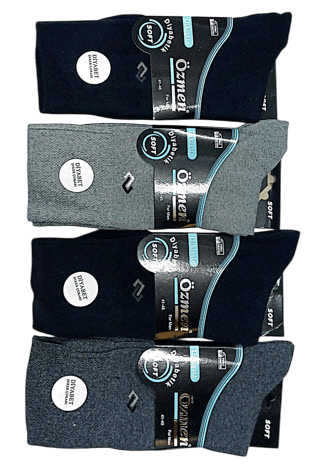 Özmen Erkek Diyabetik Şeker Çorabı 6'lı