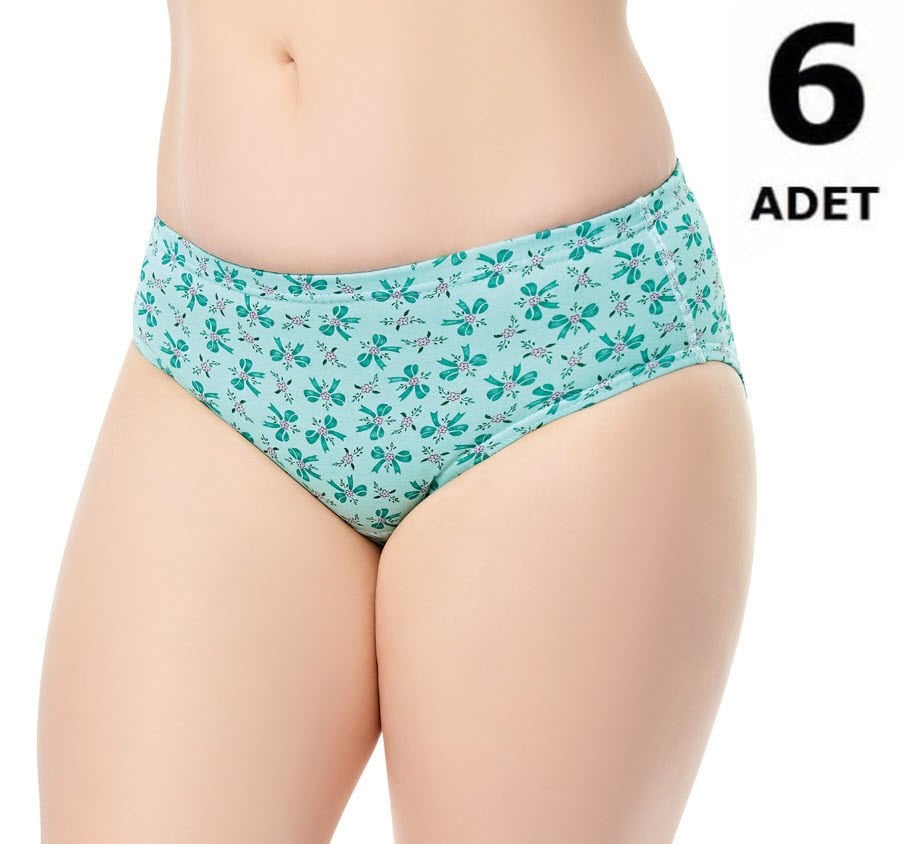 Seher Kadın Emprime Slip Külot 6'lı