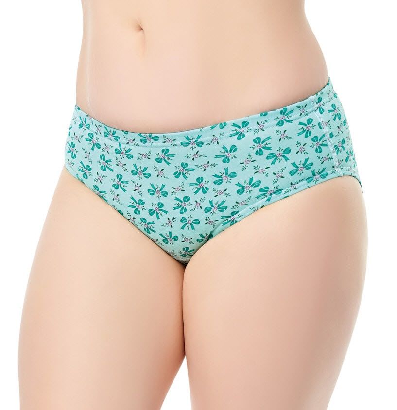 Seher Kadın Emprime Slip Külot 6'lı KARIŞIK (ASORTİ) - L