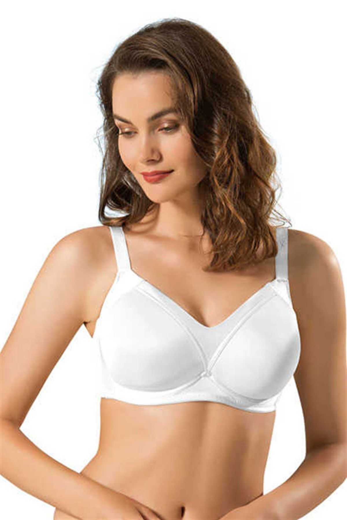 Le Jardin Toparlayıcı Telsiz Soft Kap Sütyen LJ-9150 BEYAZ - 85C