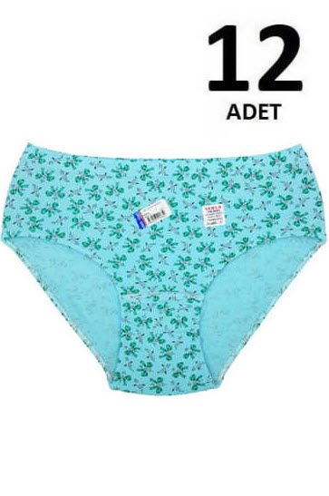 Seher Kadın Emprime Slip Külot 12'li