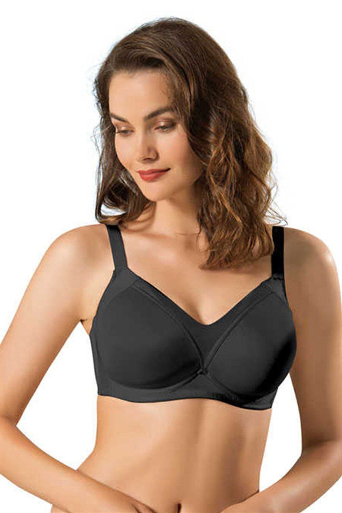 Le Jardin Toparlayıcı Telsiz Soft Kap Sütyen LJ-9150 SİYAH - 100B