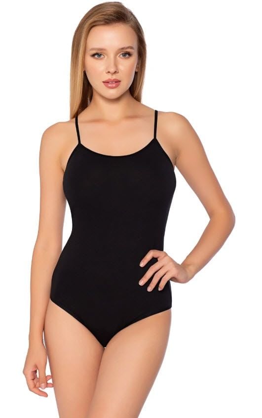 Tutku 0148 Kadın İp Askı Bady Beyaz/Siyah/Ten/Gri