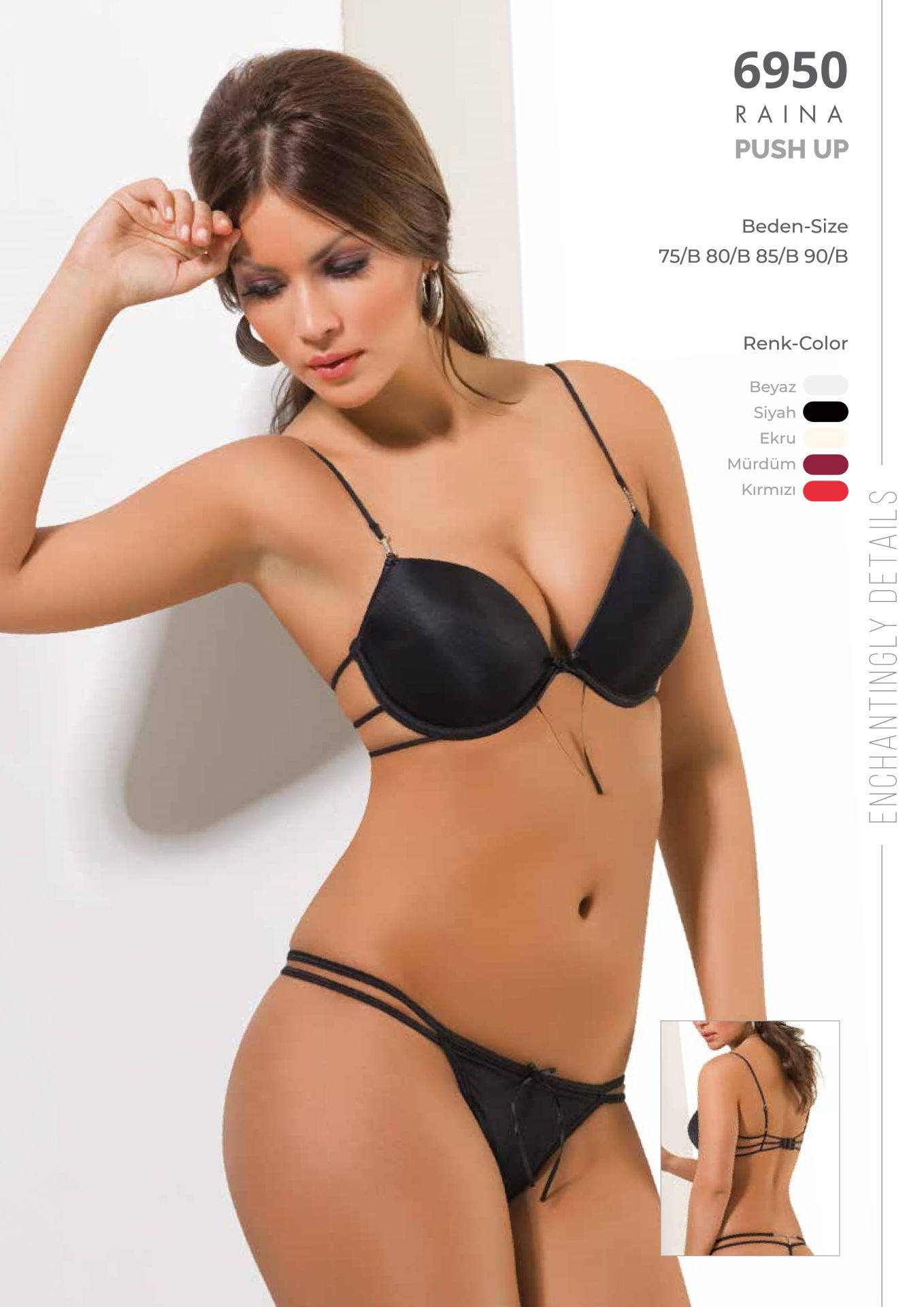 LE JARDİN SÜTYEN STRİNG TAKIM (MİCRO PUSH UP) LJ-6950