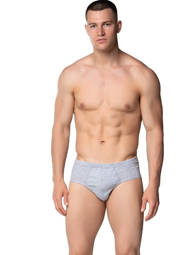 Sedef Yıldızı Erkek Penye Renkli Kom Slip Külot 1010 Gri/Siyah/Mavi/Haki