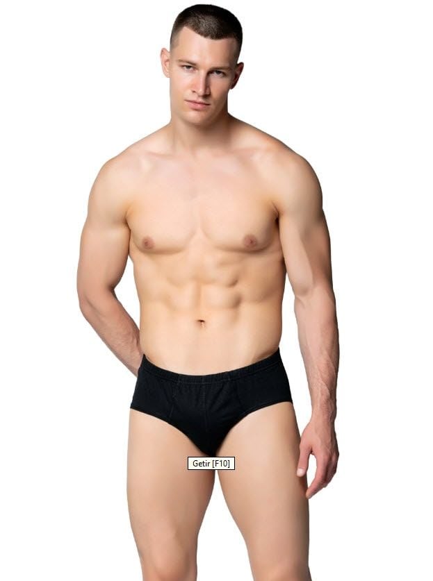 Sedef Yıldızı Erkek Penye Renkli Kom Slip Külot 1010 Gri/Siyah/Mavi/Haki