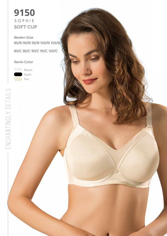 Le Jardin Toparlayıcı Telsiz Soft Kap Sütyen LJ-9150