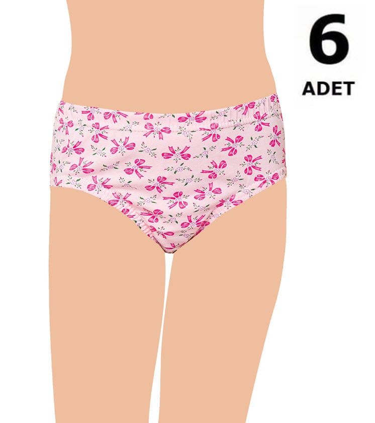 Seher Kız Emprime Slip Külot 6'lı