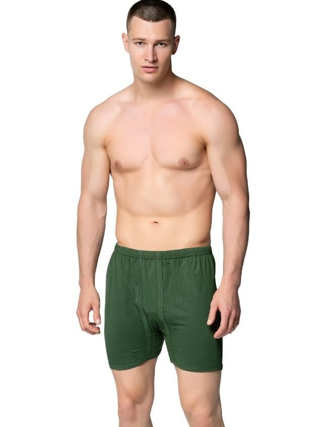 Sedef Yıldızı Erkek Penye Renkli Arjantin (Paçalı) Külot 1011 Siyah/Gri/Saks/Askeri Yeşil