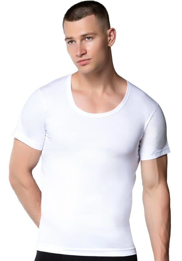 Gümüş Erkek Penye Bisiklet Yaka Atlet 3003