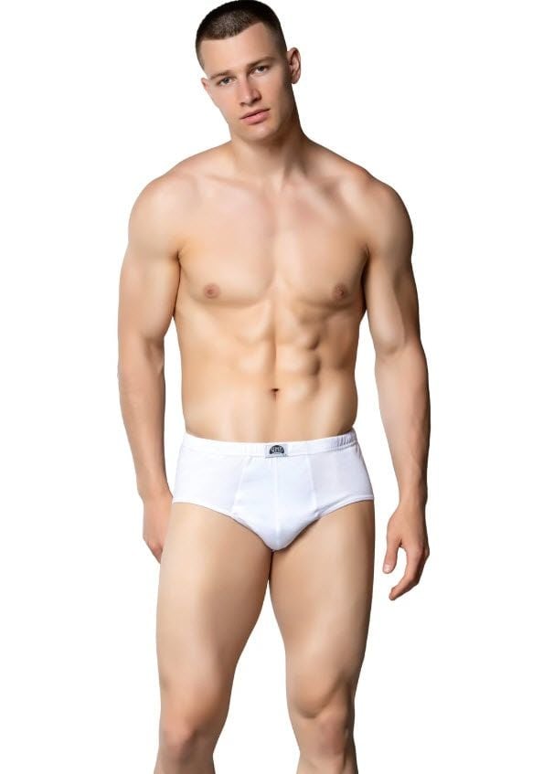 Gümüş Erkek Beyaz Penye Kom Slip Külot 3006
