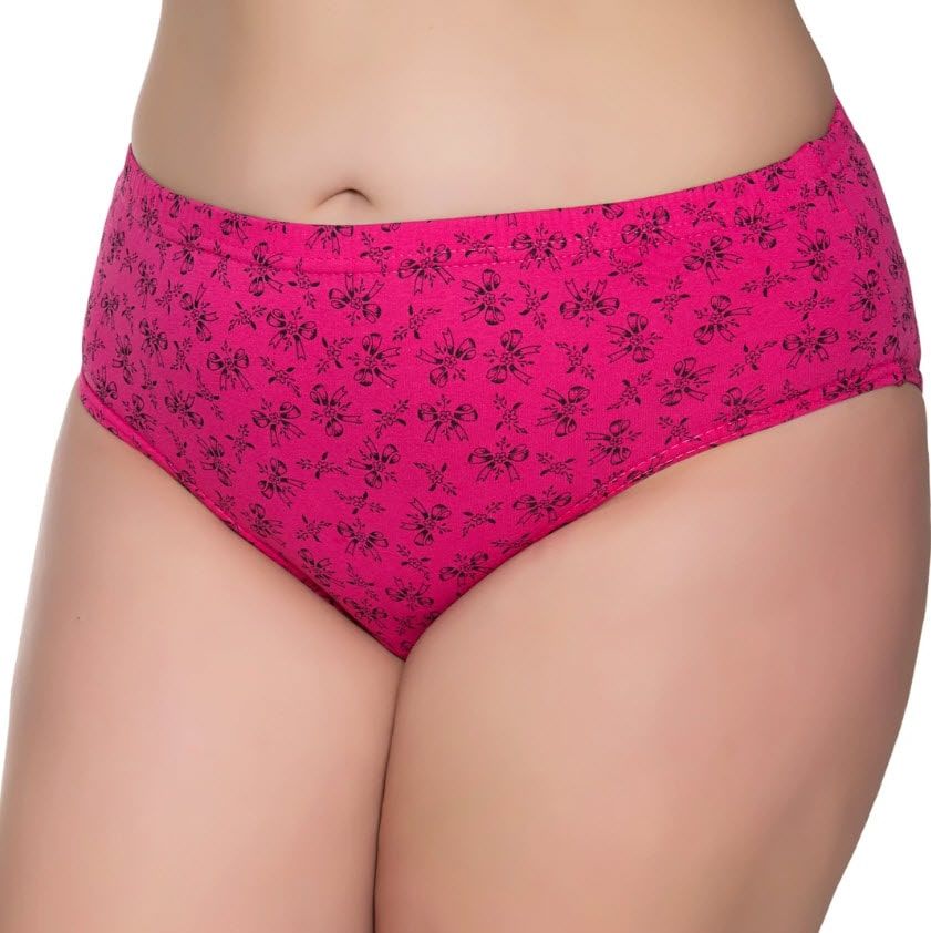 Sedef Yıldızı Kadın Penye Pastel Kom Slip Külot 1023 (Karışık Renk)