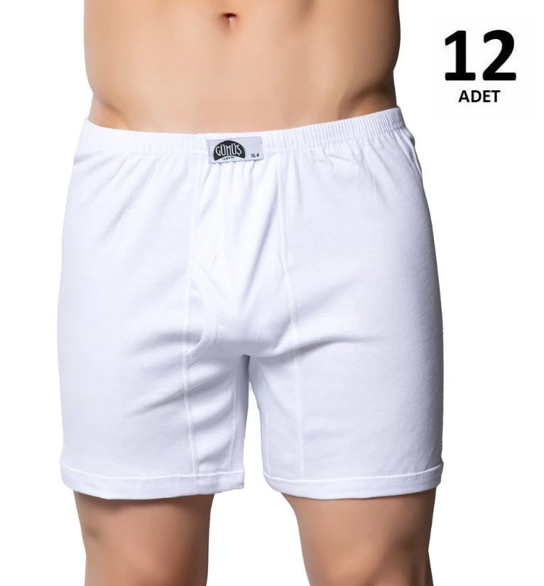 Gümüş 3057 Erkek Ribana Arjantin (Paçalı) Külot 12'li 3057