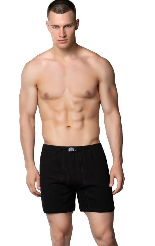 Erkek Ribana Renkli Arjantin (Paçalı) Külot Gri/Siyah 3058