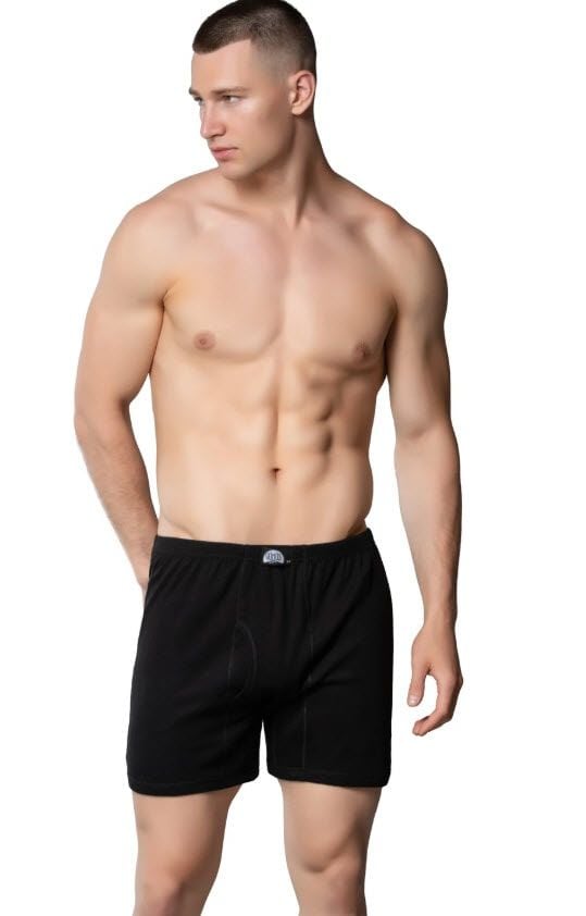 Erkek Ribana Renkli Arjantin (Paçalı) Külot Gri/Siyah 3058