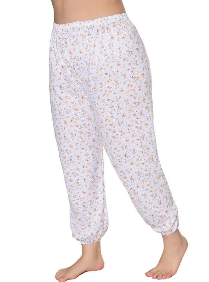 Sedef Yıldızı Kadın Penye Empirme Uzun Lastikli Pijama 1031